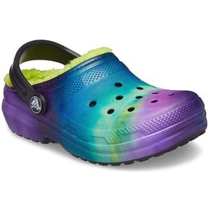 Crocs Northern Lights Classic Tie Dyed Lined Clog Little Kid Size 13